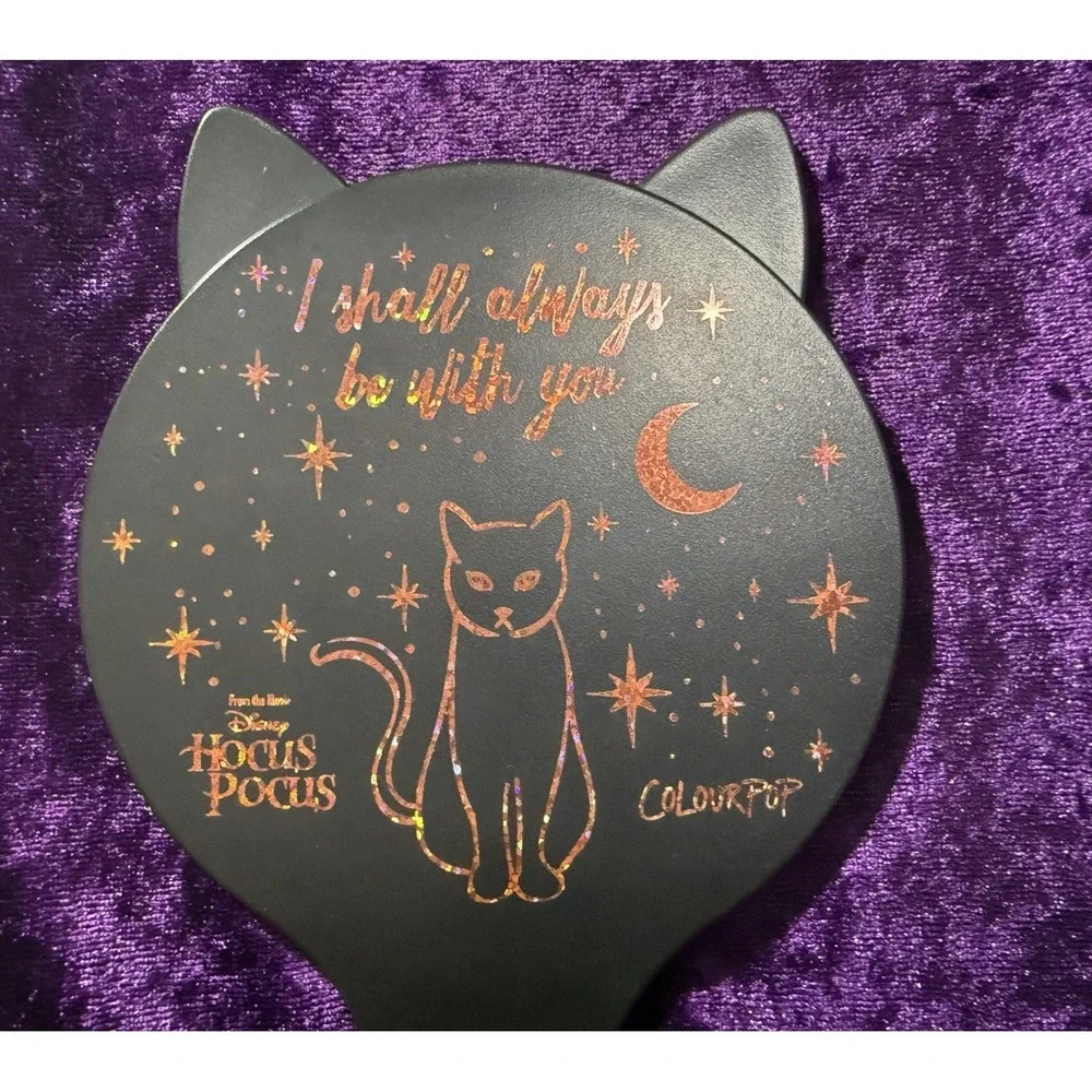 Disney‎ Hocus Pocus Hand Mirror Binx Black Cat Colourpop